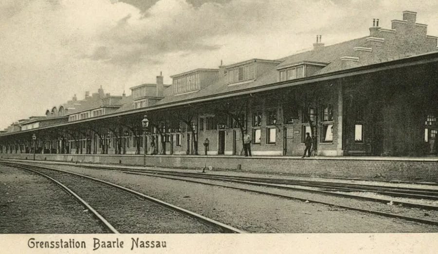 Belslijntje Grensstation Baarle Nassau